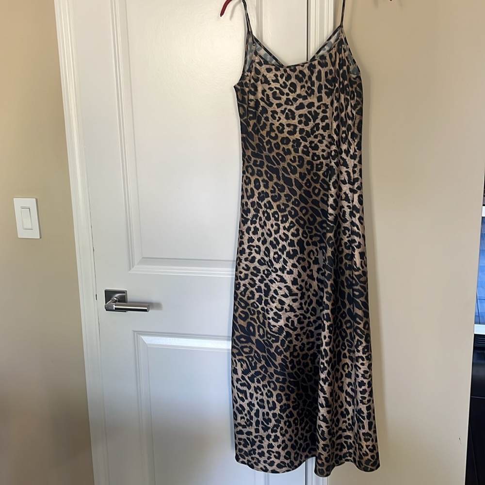 All Saints Leopard Maxi Dress - Picture 4 of 6